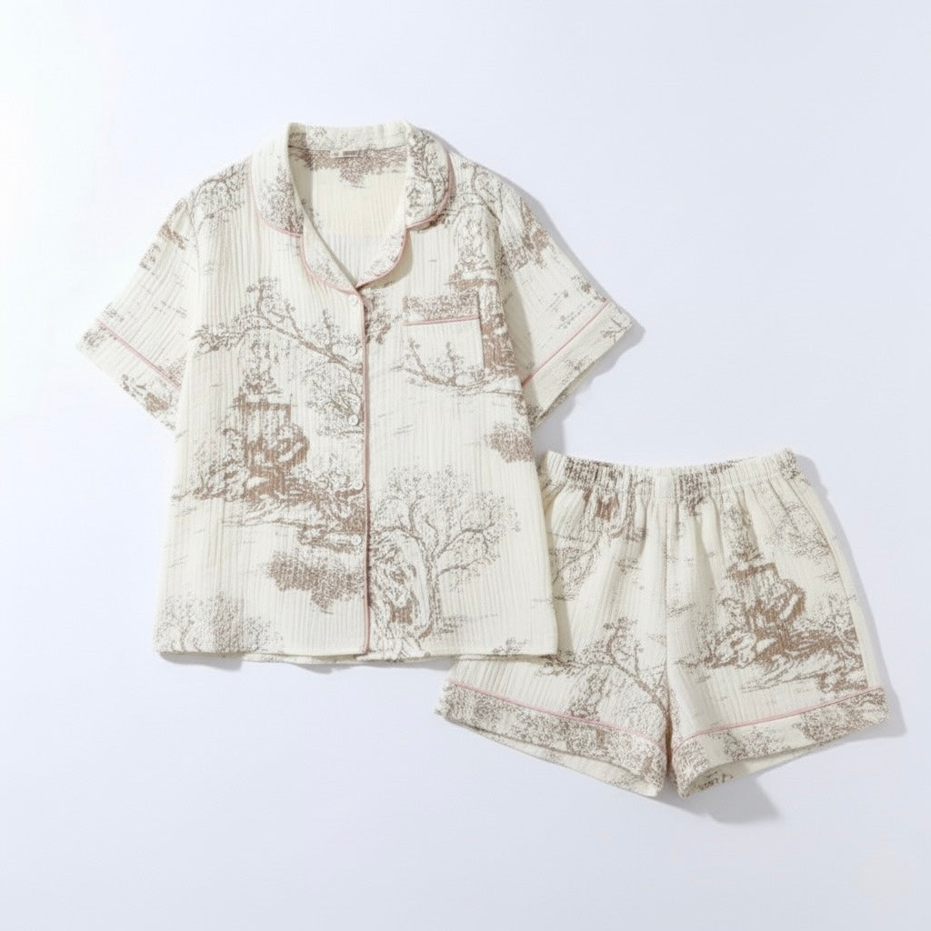 COTTON Lunita Luxe Kimono night wear