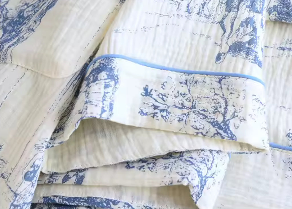 COTTON Lunita Luxe Kimono night wear