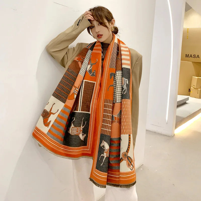 Luxury scarf present