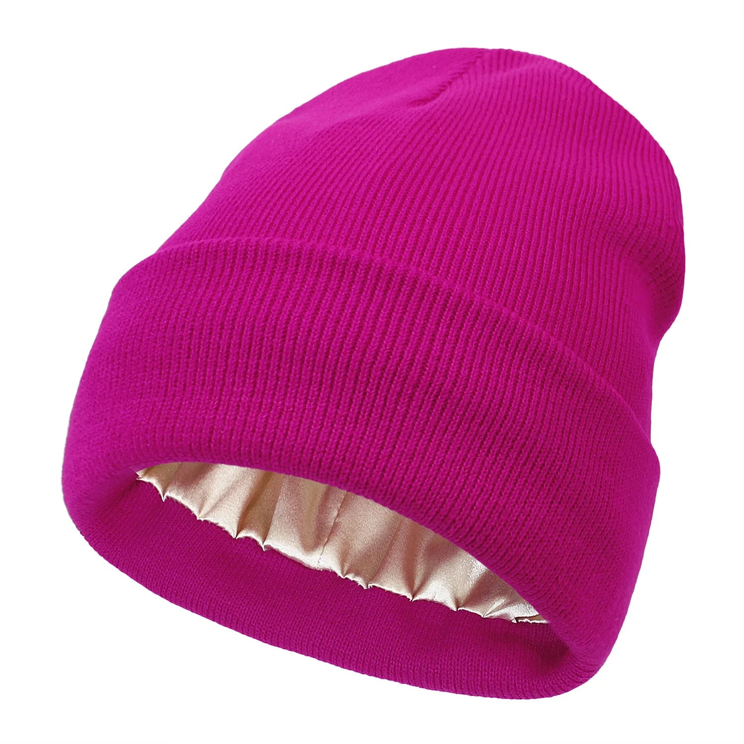 Silk Satin Bonnet winter  Beanie for Women