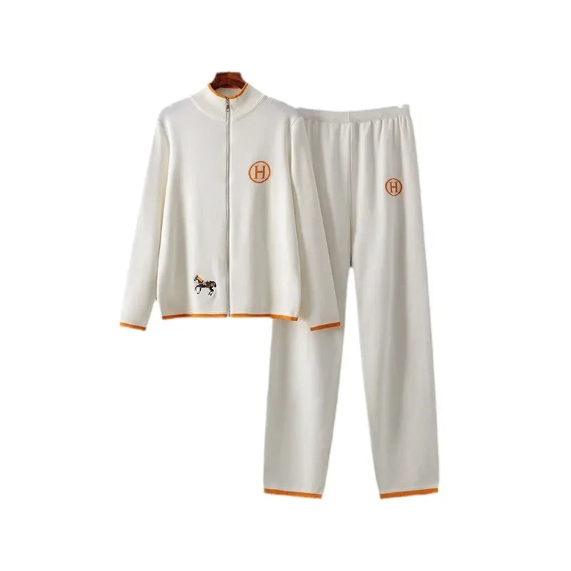 LUNITA Long Sleeve Knitted Outerwear set