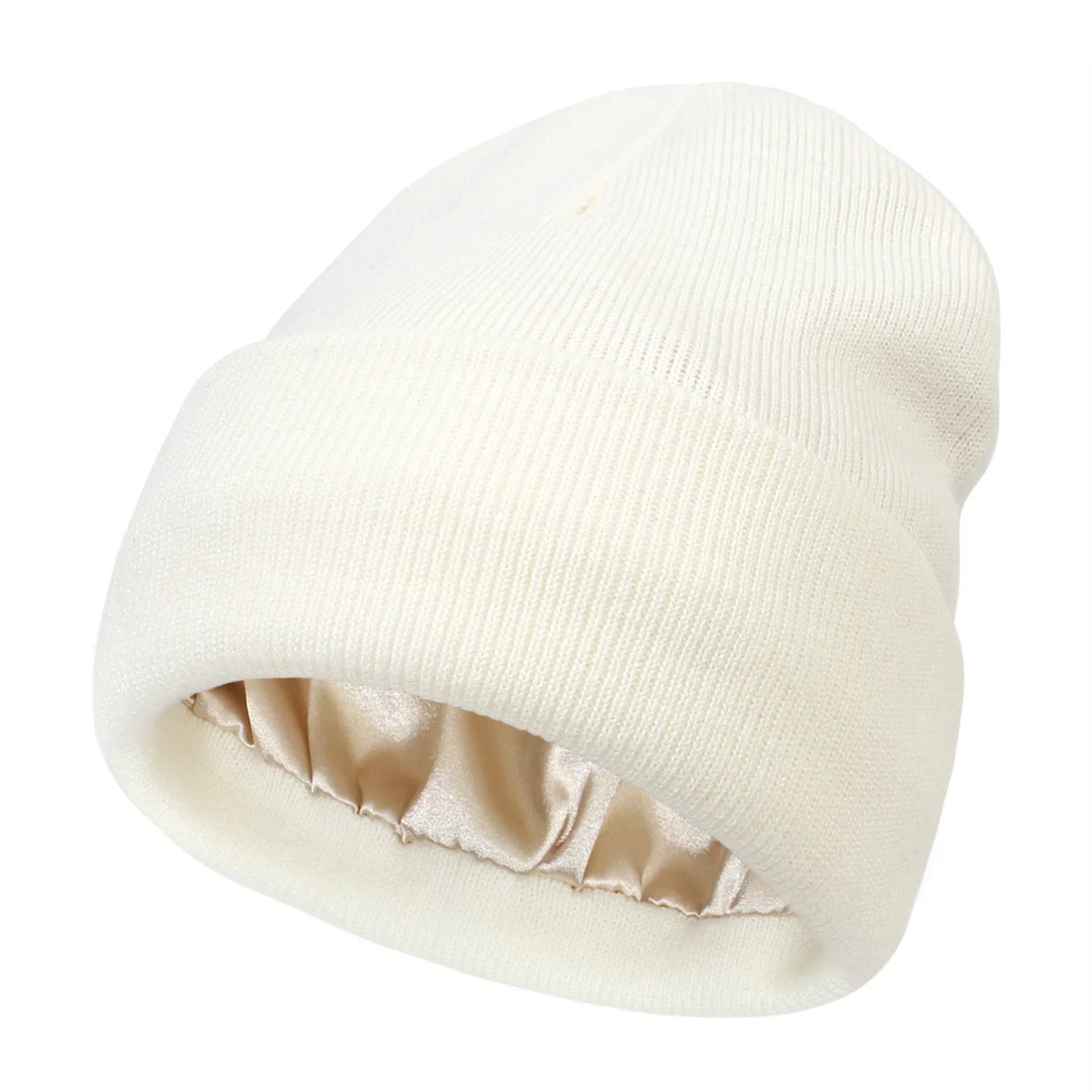 Silk Satin Bonnet winter  Beanie for Women