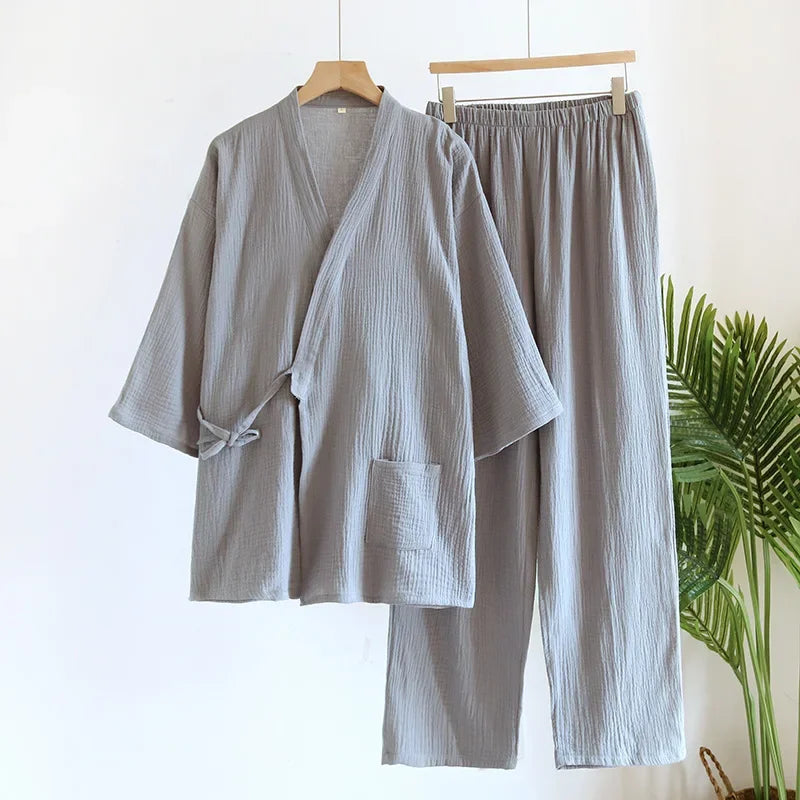 COTTON Lunita Men Kimono night wear