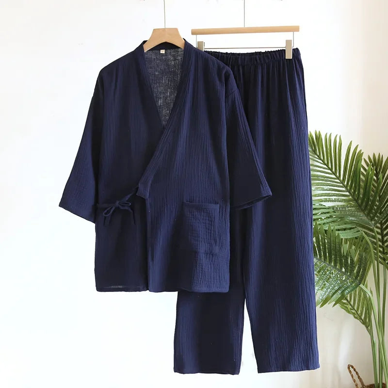 COTTON Lunita Men Kimono night wear