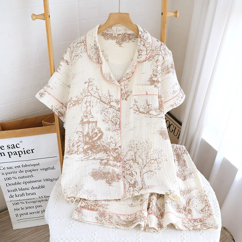 COTTON Lunita Luxe Kimono night wear