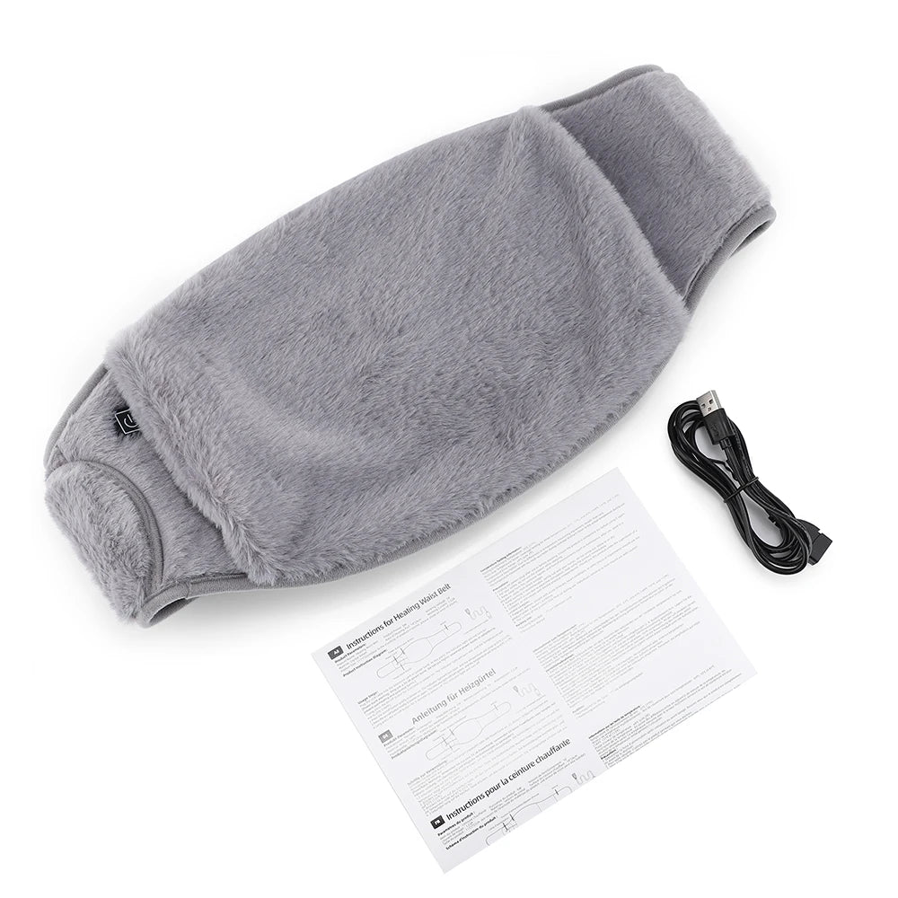 3 levels Hand Waist Warming Pad USB Recharging Abdominal Warmer Winter