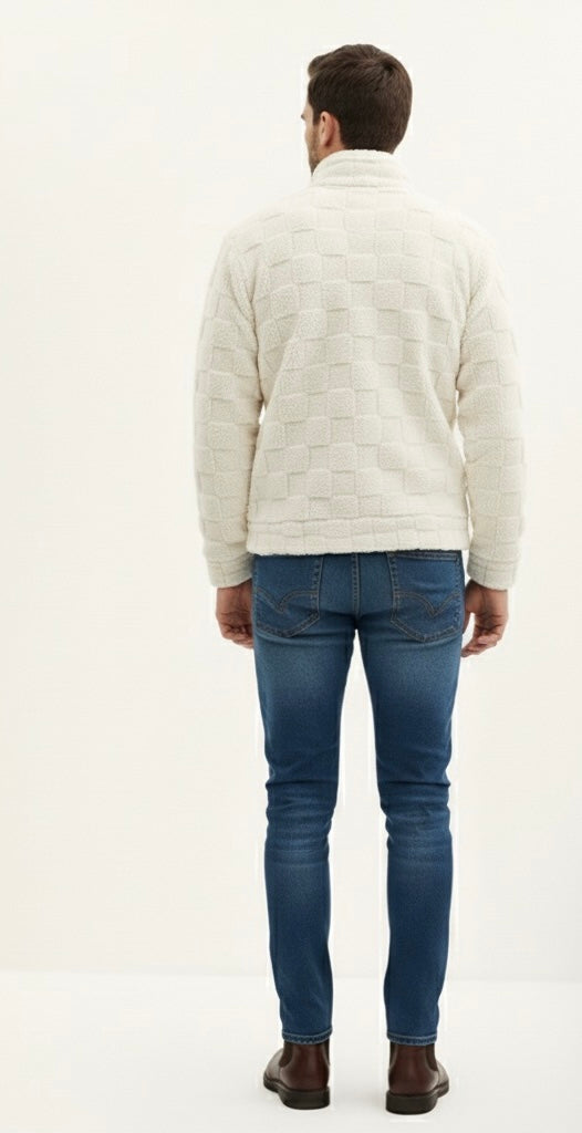 beige sweater winter