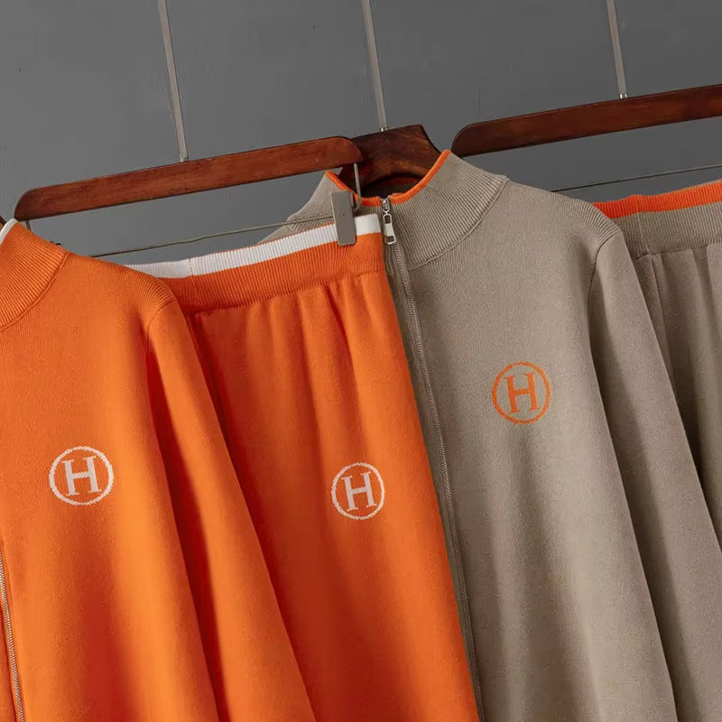 LUNITA Long Sleeve Knitted Outerwear set