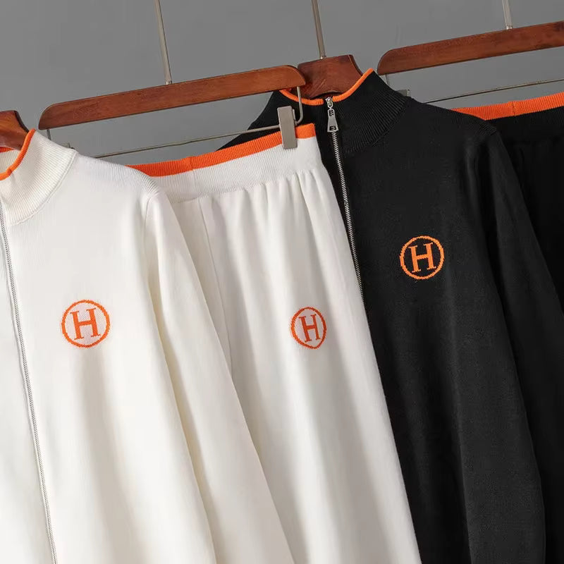 LUNITA Long Sleeve Knitted Outerwear set