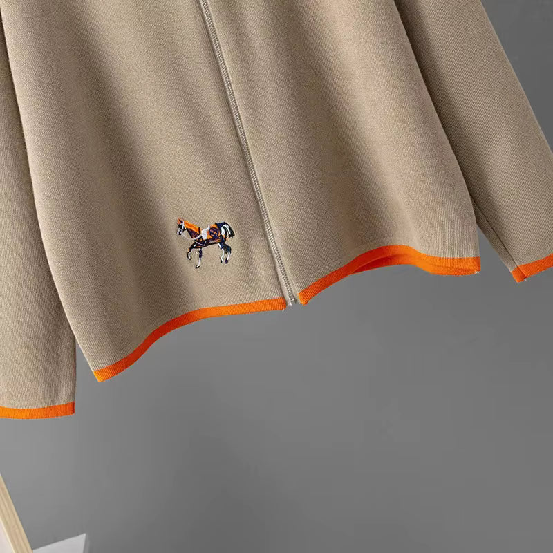 LUNITA Long Sleeve Knitted Outerwear set